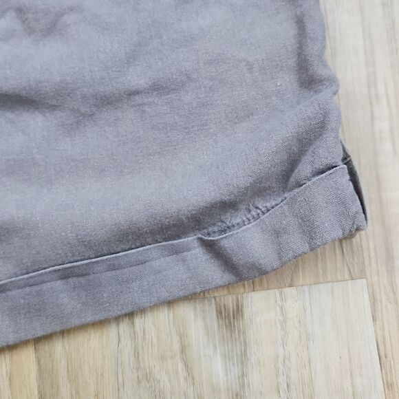 ☔️🐞Old Navy Brown Cuffed Linen Blend Shorts Size 6/28 - Picture 7 of 10